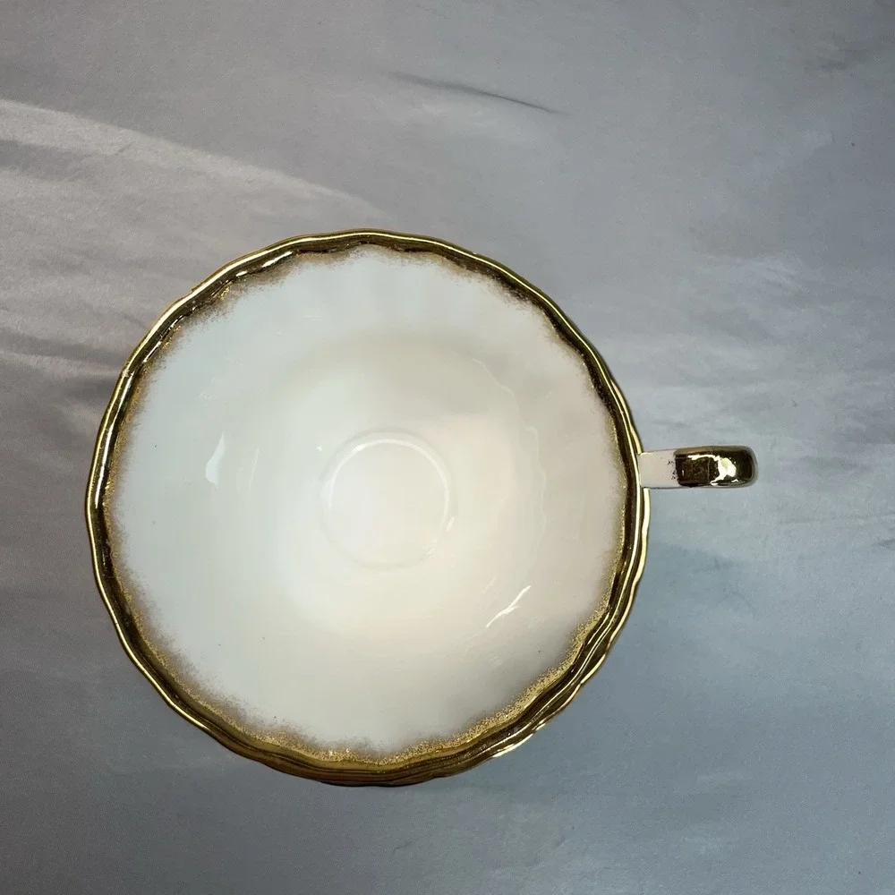 Vtg Pink English Rose Teacup Saucer Royal Ardalt‎ England Grandmillenial